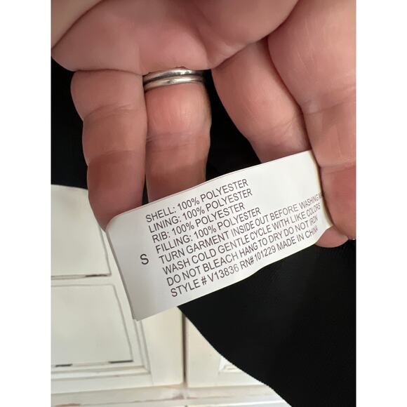 NWT Happily Grey size small black bomber jacket - Picture 5 of 5